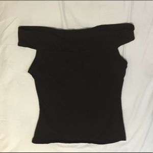 ModCloth Size M Off Shoulder Black Top